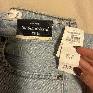 Abercrombie high rise 90 relaxed curve love short